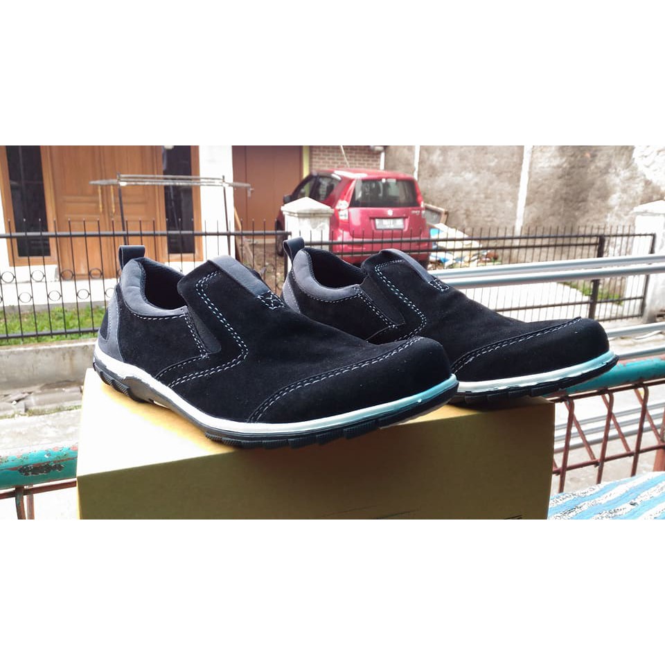 sepatu casual pria slop formal walkers katenzo black original Quality