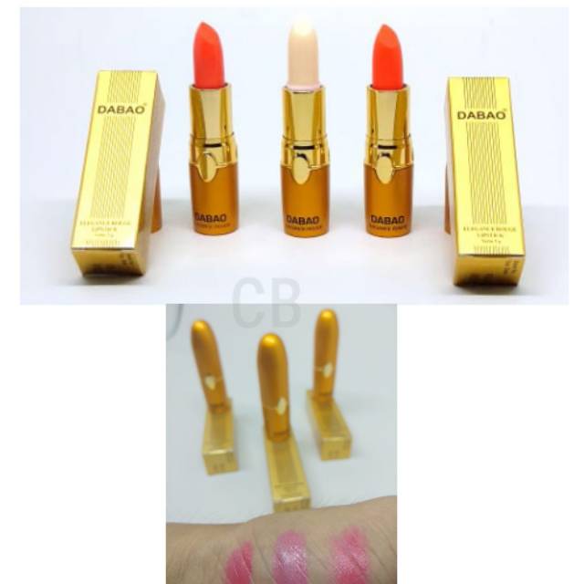 Dabao Elegence Rouge Liptick Gold BPOM ORIGINAL