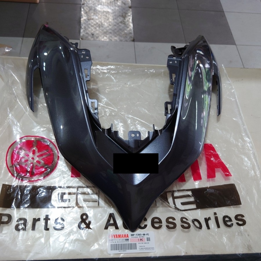 DASI COVER TAMENG DEPAN ABU METALIK NEW AEROX 155 CONNECTED