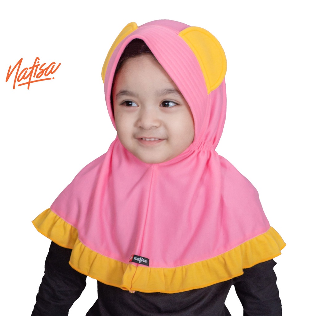 JILBAB ANAK Nafisa Kids Claira - Jilbab Intsan Anak Lucu - Usia 2-4 Tahun