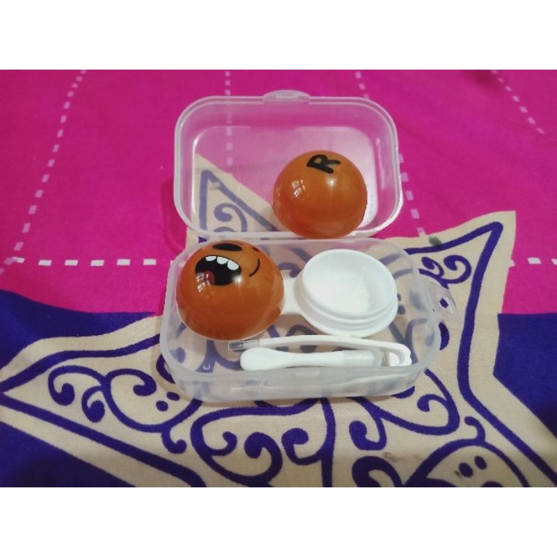 Medan Termurah Lucu &amp; unik Kotak Softlens Mini Tempat Softlens Karakter Case Soflen