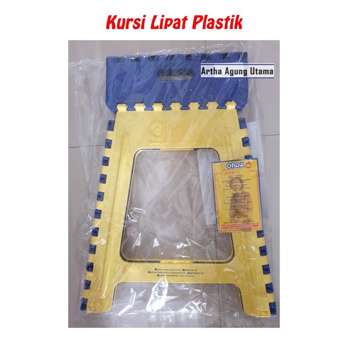 ;&;&;&;&] KURSI LIPAT PLASTIK PORTABLE TEBAL / KURSI BAKSO ONDA