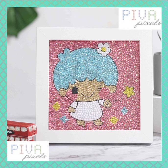 

Kado Pajangan Lukisan Diamond Painting Diy Anak 5D Termasuk Frame - Tanpa Bingkai, Twin Star 1