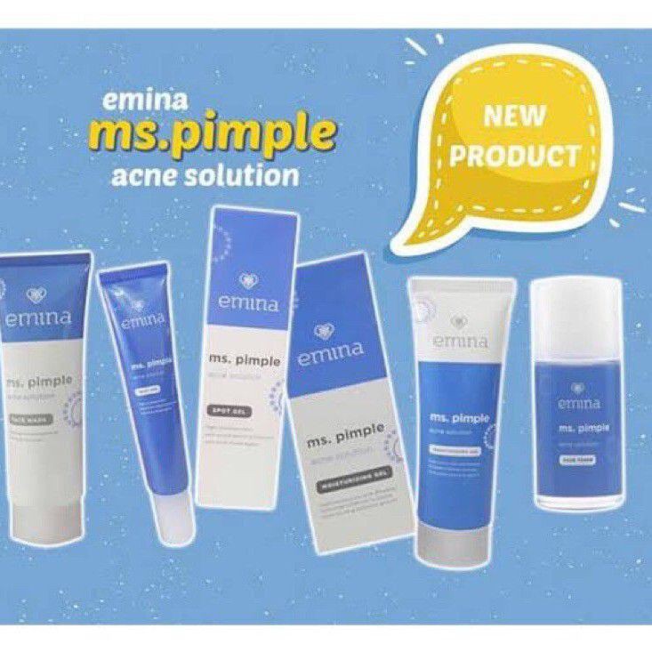 Paket Emina Ms.pimple Acne Solution Series