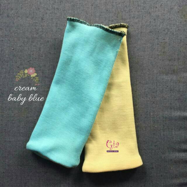 manset tangan pendek bolak balik dua warna dekker olahraga