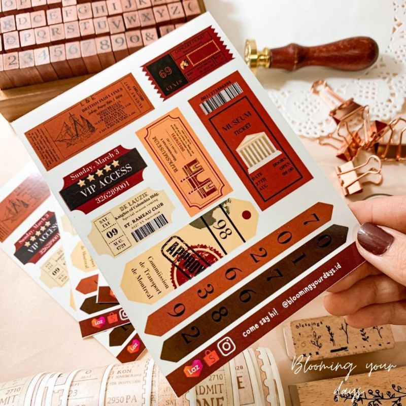 

aesthetic sticker vintage