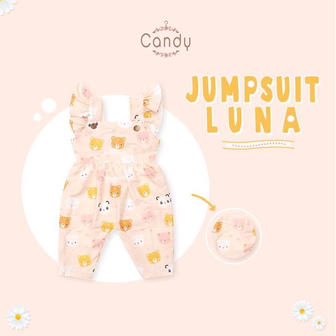 BAJU PAKAIAN DRESS DRES KODOK JUMPSUIT JAMSUIT JUMSUIT ANAK BAYI CEWE CEWEK PEREMPUAN HARIAN USIA UMUR 1 2 3 4 5 TH THN TAHUN KATUN TERBARU 2021 COD SURABAYA GRESIK SIDOARJO MOJOKERTO MALANG MADIUN JAKARTA DEPOK BEKASI TANGERANG GLENCA KIDS GLENCAKIDS-45. PEACH BEAR