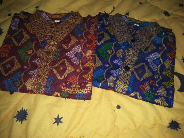 Qnunbatik Kemeja/hem Batik Anak Cowok/laki-laki Mentari Prodo