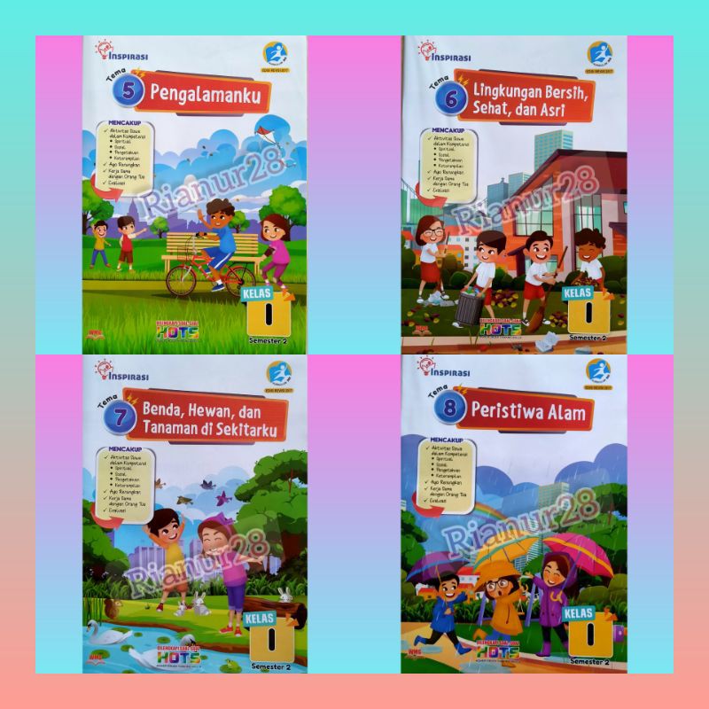 Inspirasi Modul LKS Tematik Kelas 1 SD/MI, Semester 2