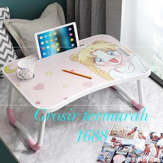 ♪ meja lipat/meja belajar/meja karakter/meja laptop - doraemon ➮
