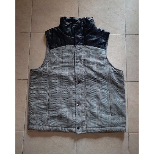 Vest outdoor Rompi motor dacron polar reversible M-XL second