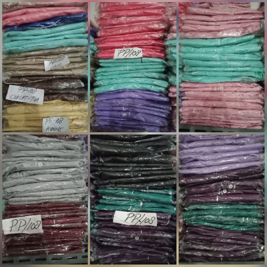 Piyama dewasa satin silk lengan panjang celana panjang ld 108