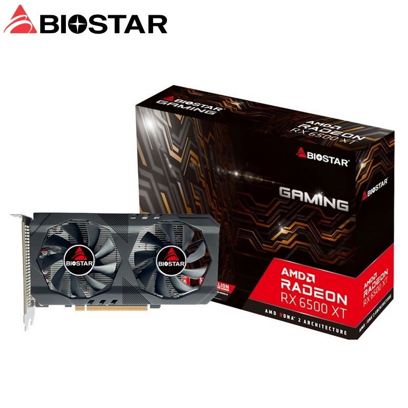 BIOSTAR Radeon AMD RX 6500 XT 4GB - RX6500XT