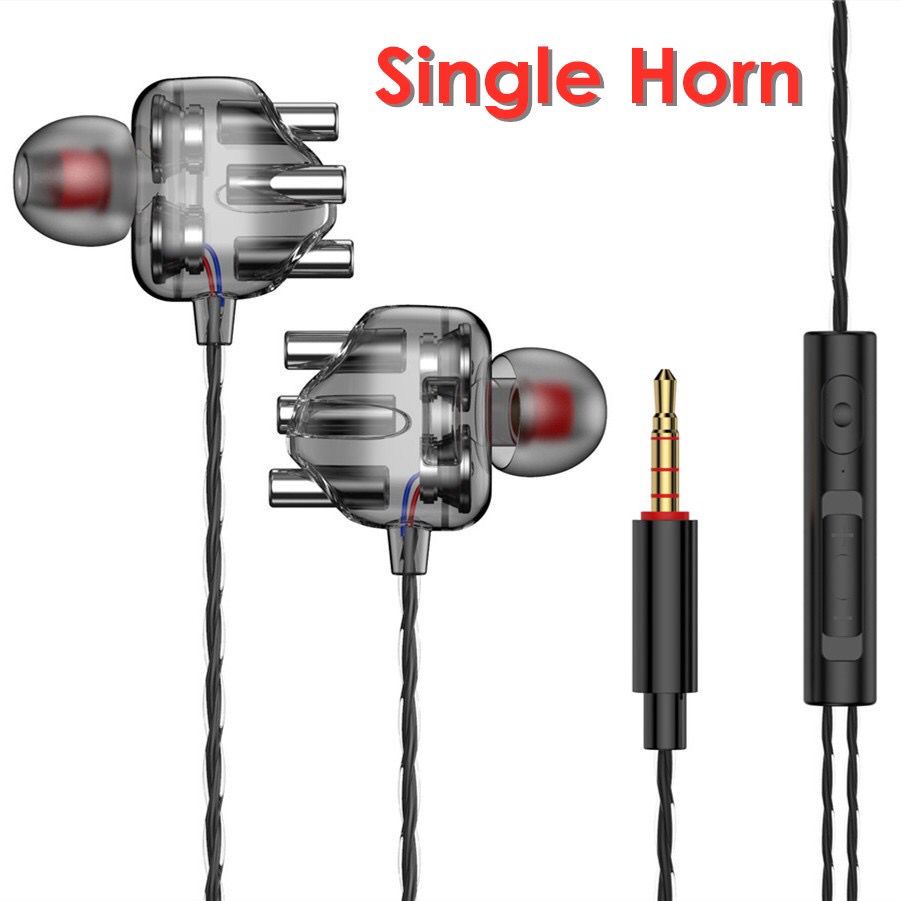 ❤Freedom❤ - Headset A6 Bass Double Speaker Stereo 3.5MM Wired Head Phone Murah Dua Earphone