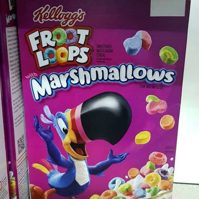 

Kellogg's Froot Loops Marshmallows Cereal Sereal Marshmellow Import