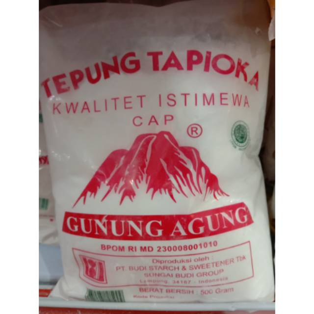 Tepung tapioka tepung kanji tepung singkong gunung agung