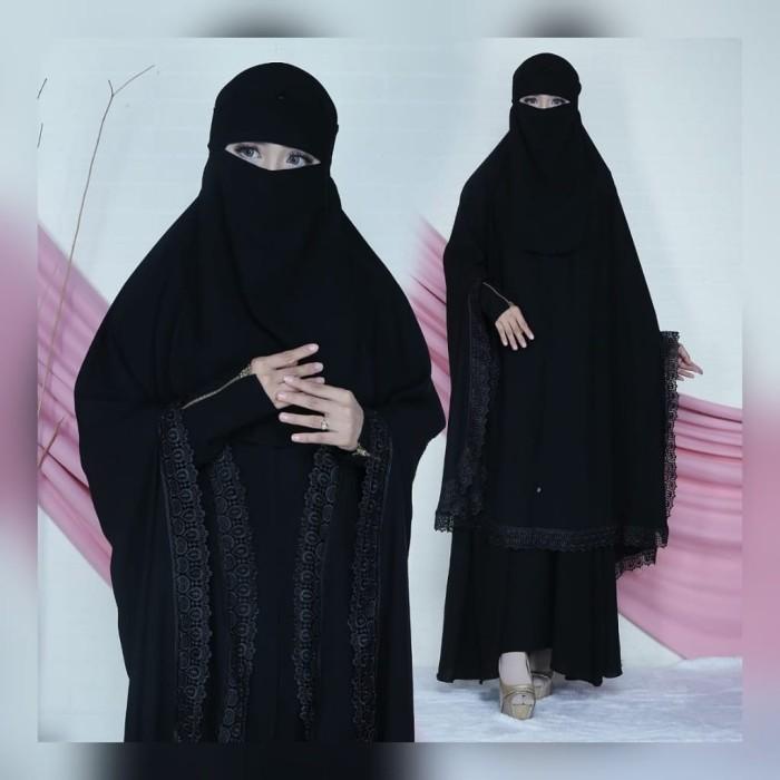 Set akhwat by Humairra / gamis wanita / cadar bandana busana muslim