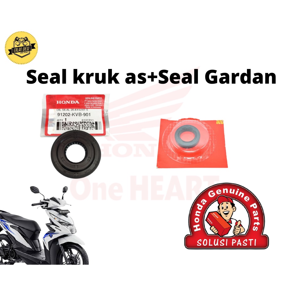 Seal Kruk As Seal Gardan Seal CVT Beat Spacy Vario 110 Karbu Set ORIGINAL CVT