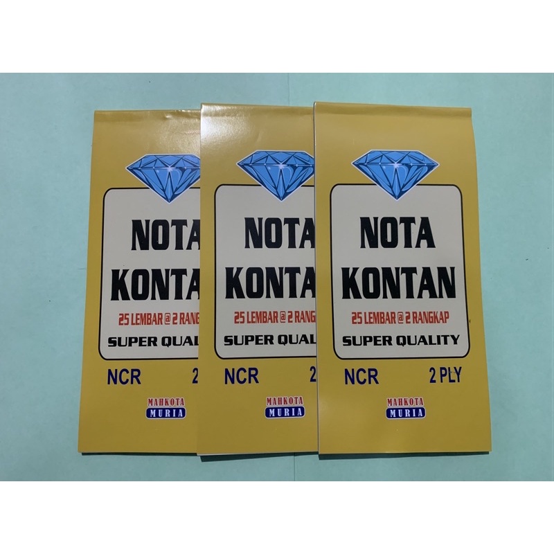 

Nota 2 Ply, Nota NCR, Ukuran Lebih Panjang dan Kolom Lebih Banyak