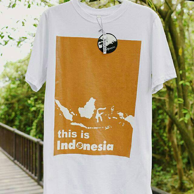 

Indonesian Map Block Tshirt This is indonesia