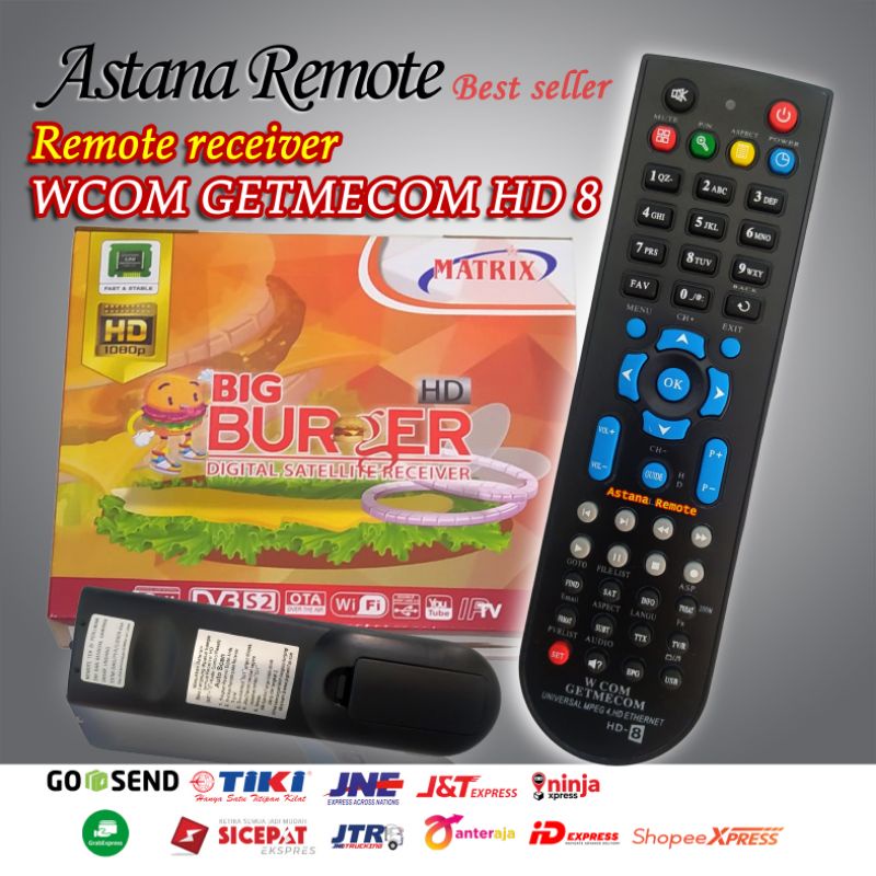 REMOTE WCOM GETMECOM HD-8