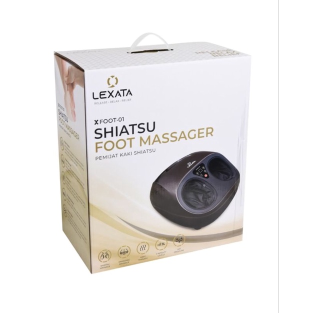 LEXATA Alat Pijat Kaki 3D Shiatsu Alat Pijat Portable