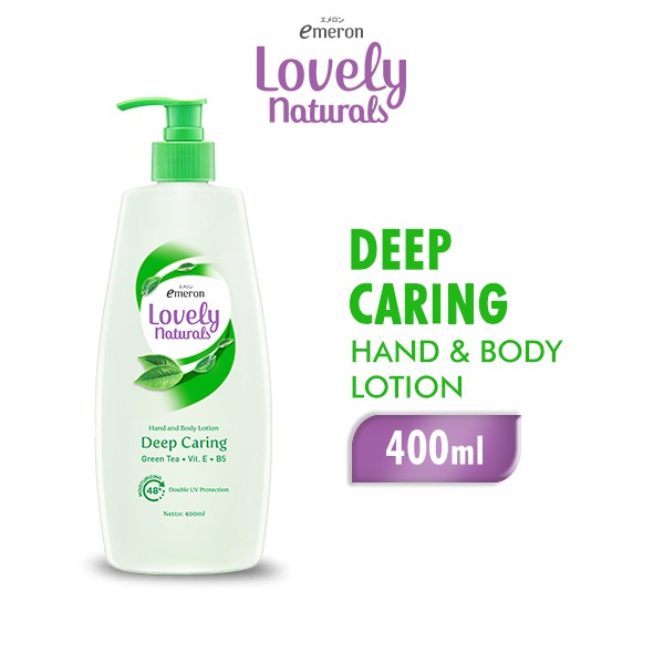 EMERON LOVELY NATURAL BODY LOTION DEEP CARING 400ML