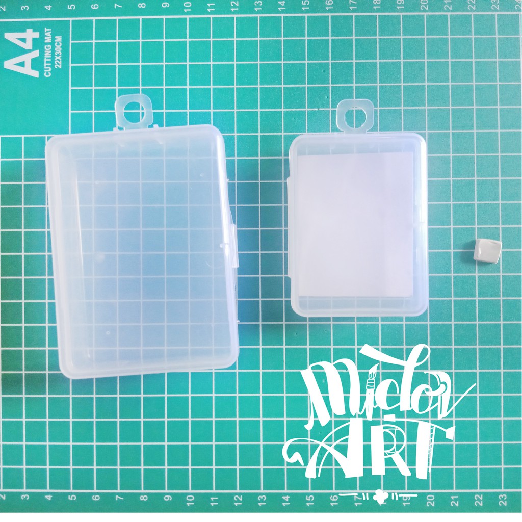 

Kotak Plastik dan Lem Pelekat untuk Mini Pan atau Half Pan Water Colour