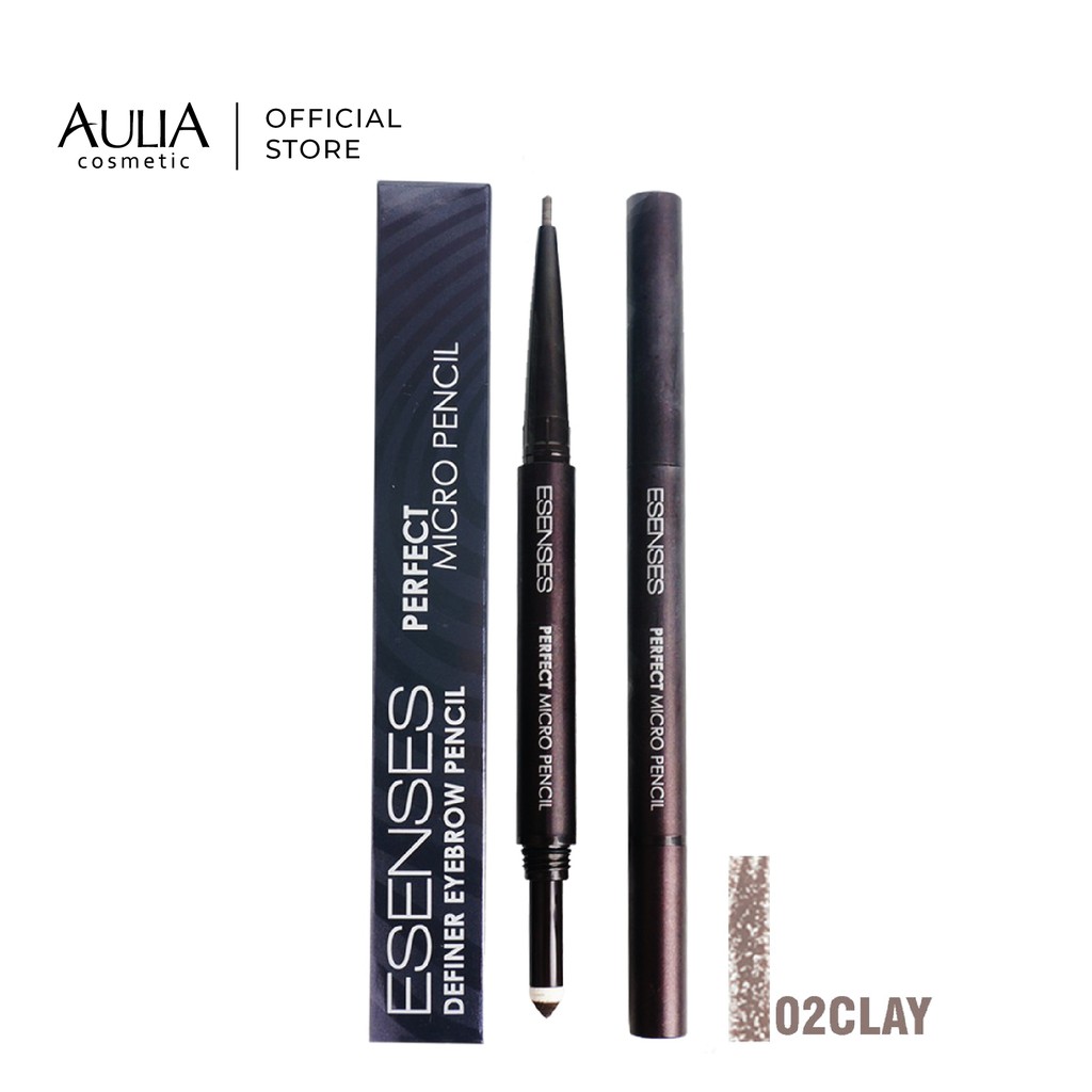 ESENSES Perfect Brow Micro Pencil [ Pensil Alis With cushion dengan 3 pilihan warna  ]