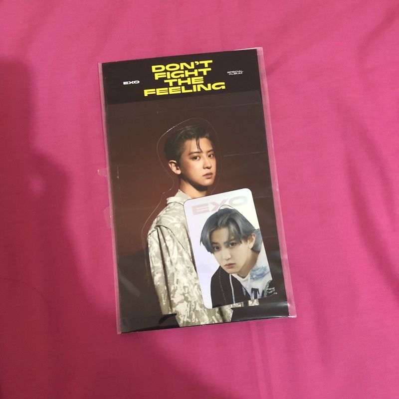 dont fight the feeling exo holo standee chanyeol dftf sealed