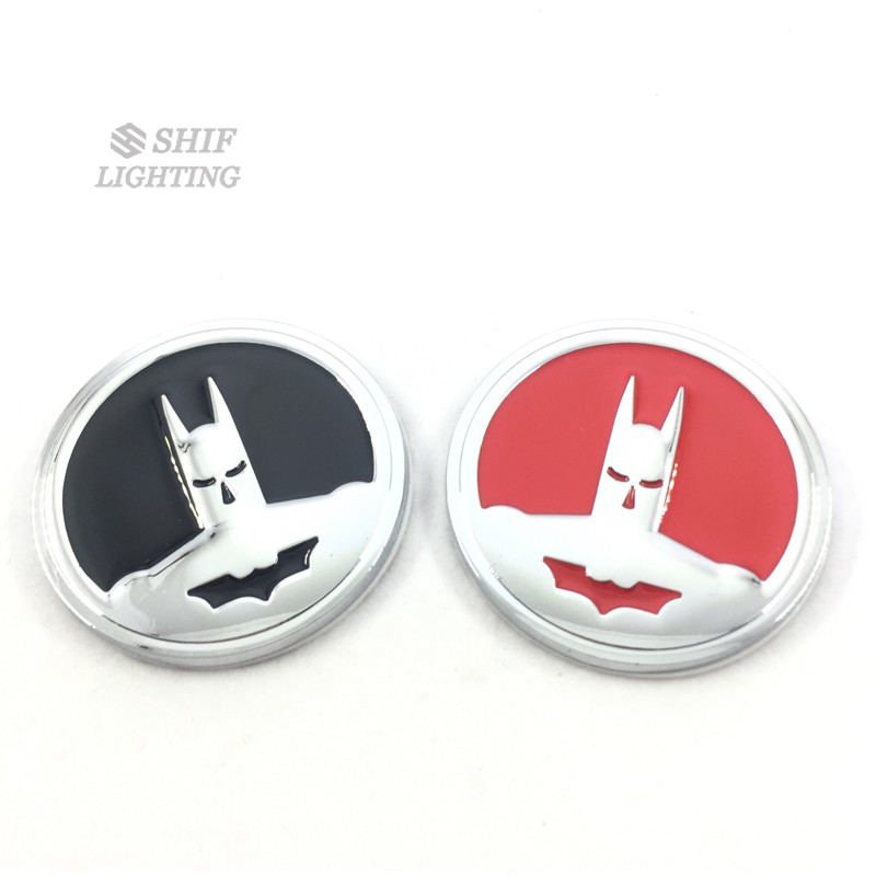 1Pc Stiker Logo Batman Bahan Metal Untuk Mobil / Motor