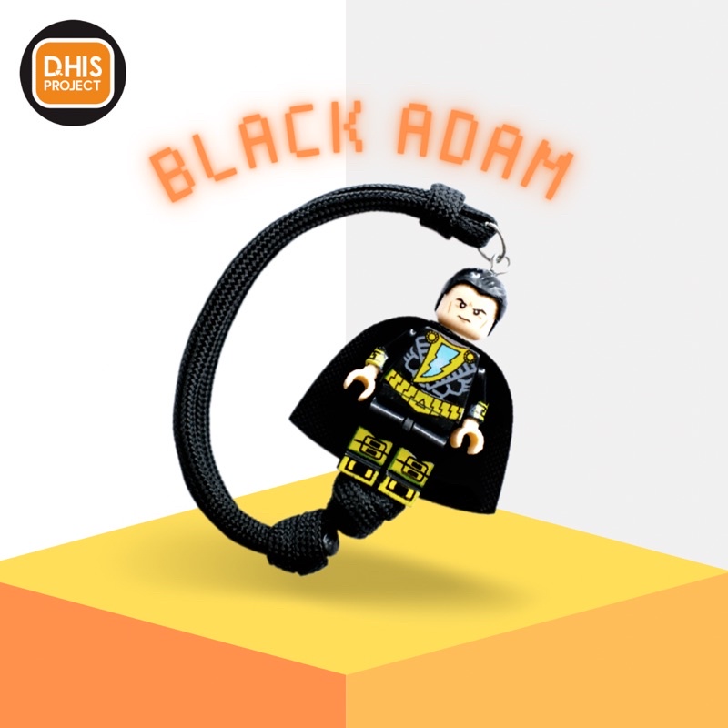 Jual Basic Bracelet LEGO Minifigure Black Adam DC Comics Shopee Indonesia