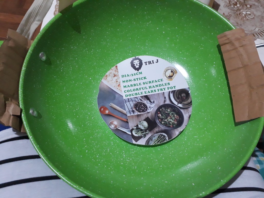 Promo... Wajan Marmer Anti Lengket Anti Lengket 32cm Tebal Berkualitas