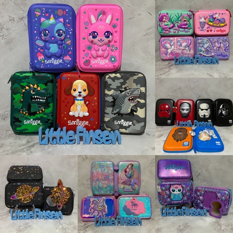 Pencil case smiggle/hard case smiggle/smiggle pencil case/kotak pensil smiggle