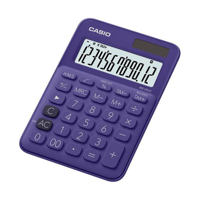 

CASIO Colorful Calculator MS-20UC-Purple