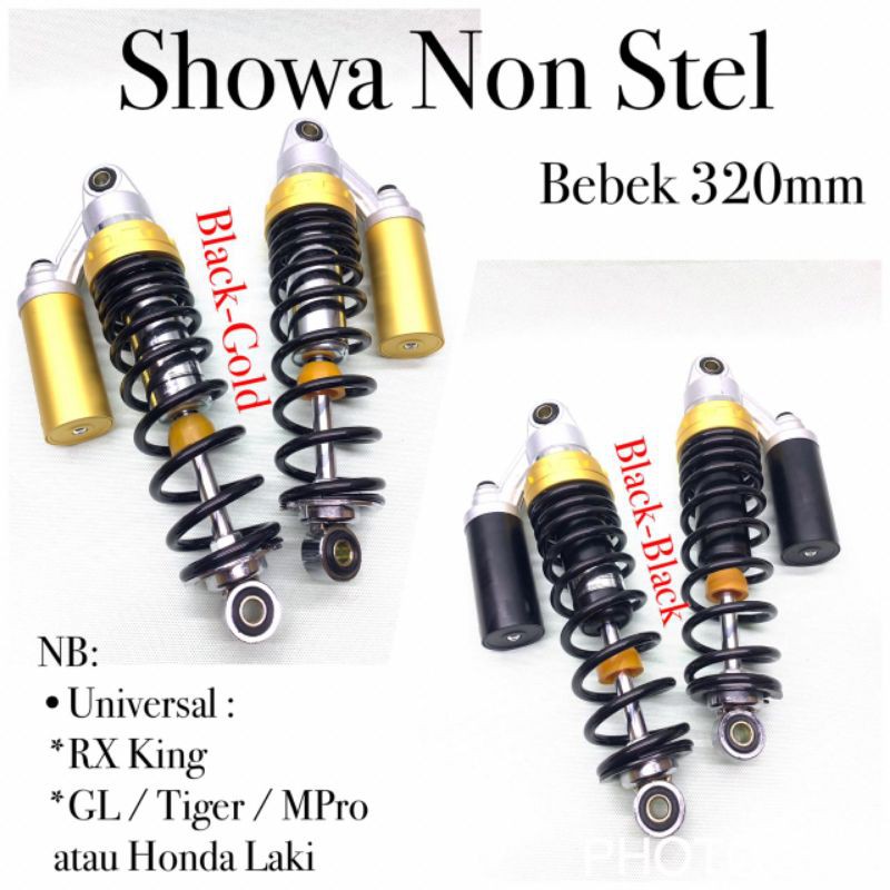 shock showa non stel for bebek wave Revo gl tiger / shockbleker belakang Showa non stel