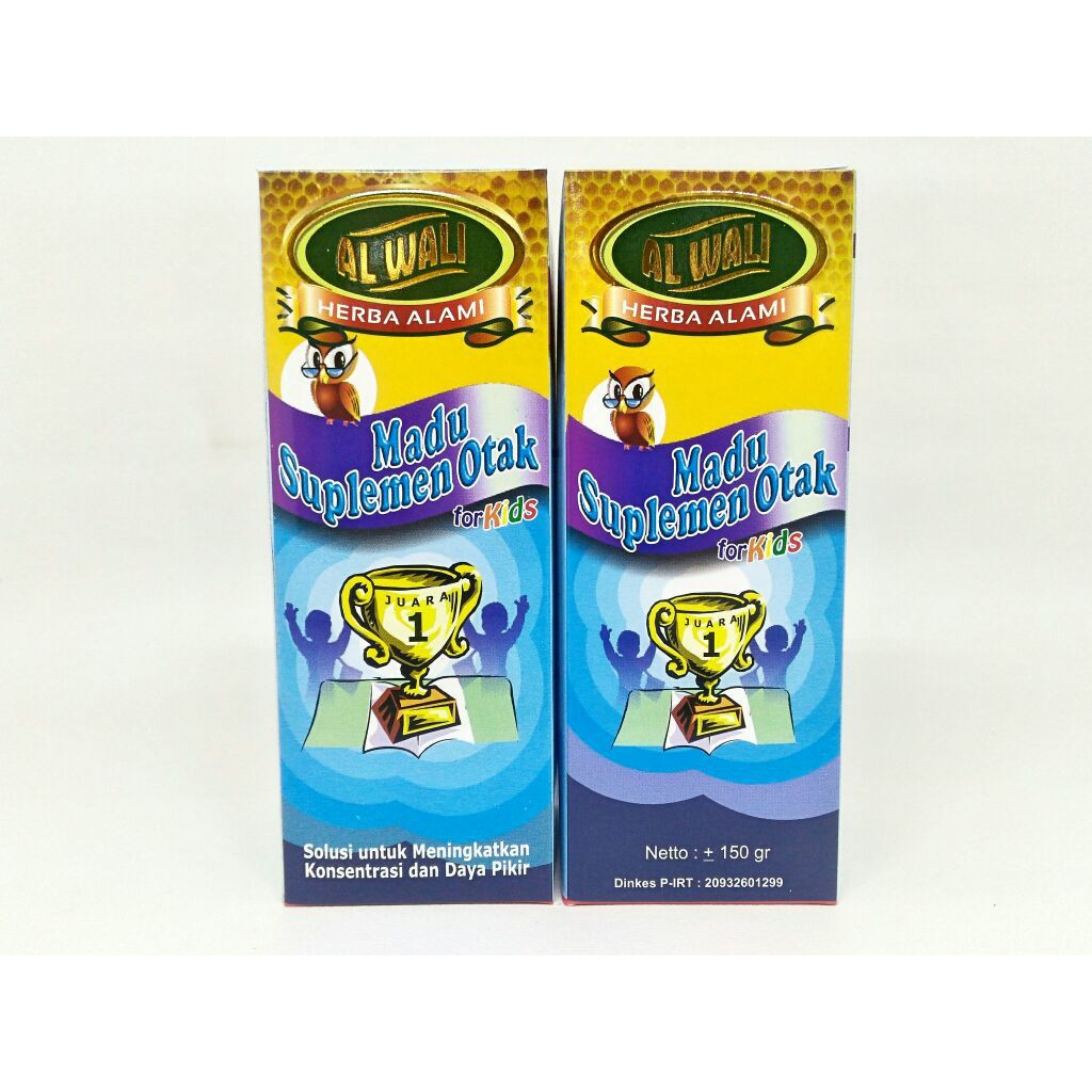 Obat Herbal Madu Anak Suplemen Otak Al Waliy Alwaliy Asli herbal