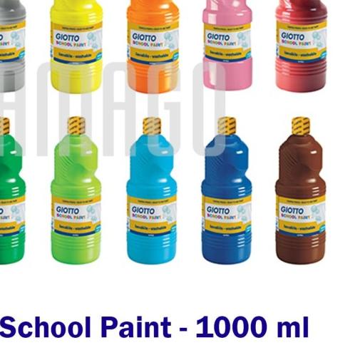 

֍ GIOTTO SCHOOL PAINT - SATUAN - 1.000 ml - PILIH WARNA - Merah Muda ➯