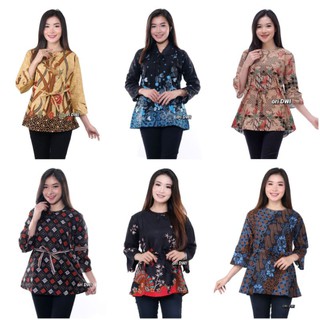 Atasan Batik Wanita Blouse Batik Baju Batik Wanita Jumbo Murah Batik Wanita Alisan Baju Wanita Murah Shopee Indonesia