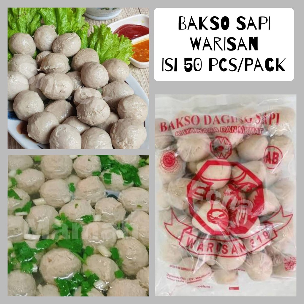 Jual Bakso Sapi Warisan Isi 50pcs Shopee Indonesia