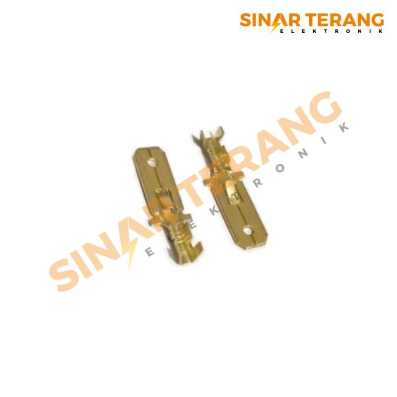 Skun pipih Male 1661 gold conector