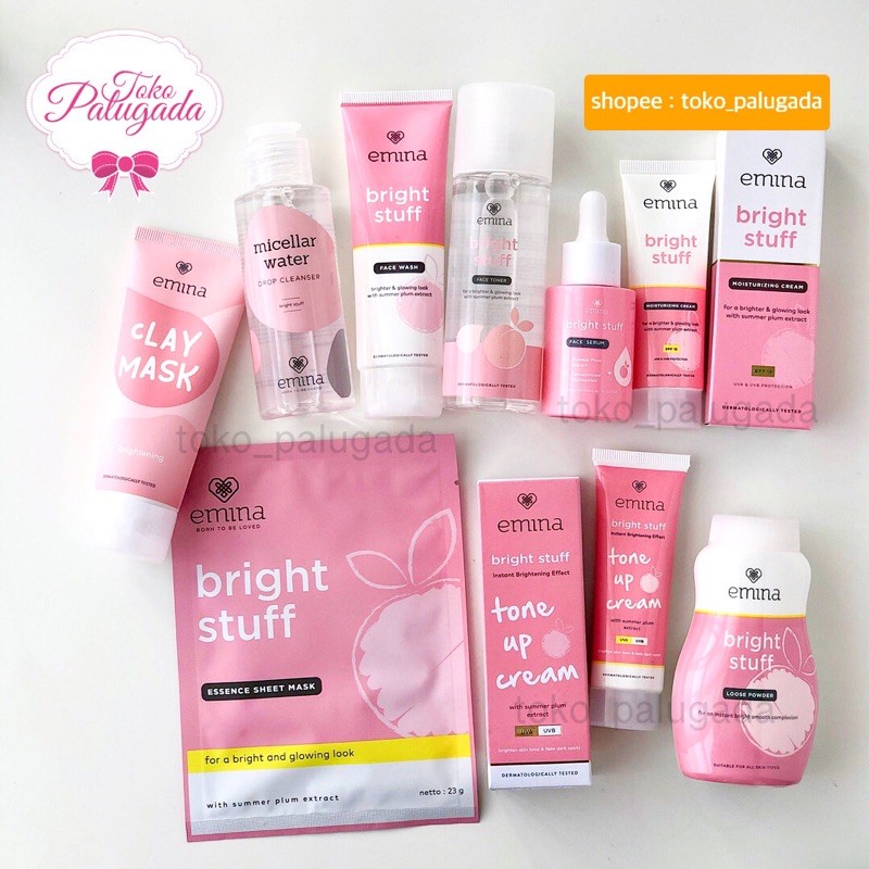 BISA COD-HARGA PAKET Emina Bright Stuff - Face Wash ...