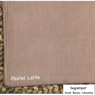 Godiva96 - UMAMA BASIC VOAL HIJAB / JILBAB MEDAN PART 1-U.BV. Pastel Latte