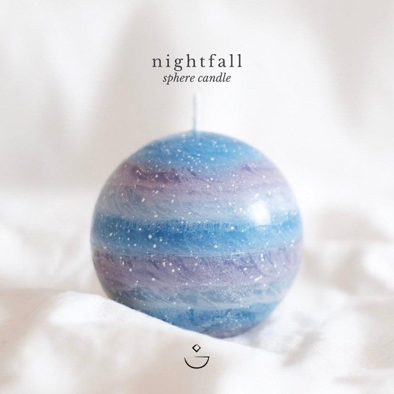 HOOGAH Sphere Candle - NIGHTFALL