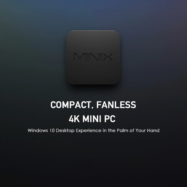 MINIX NEO Z83-4 MAX - Mini PC Win 10 - Intel Z8350 RAM 4GB eMMC 128GB