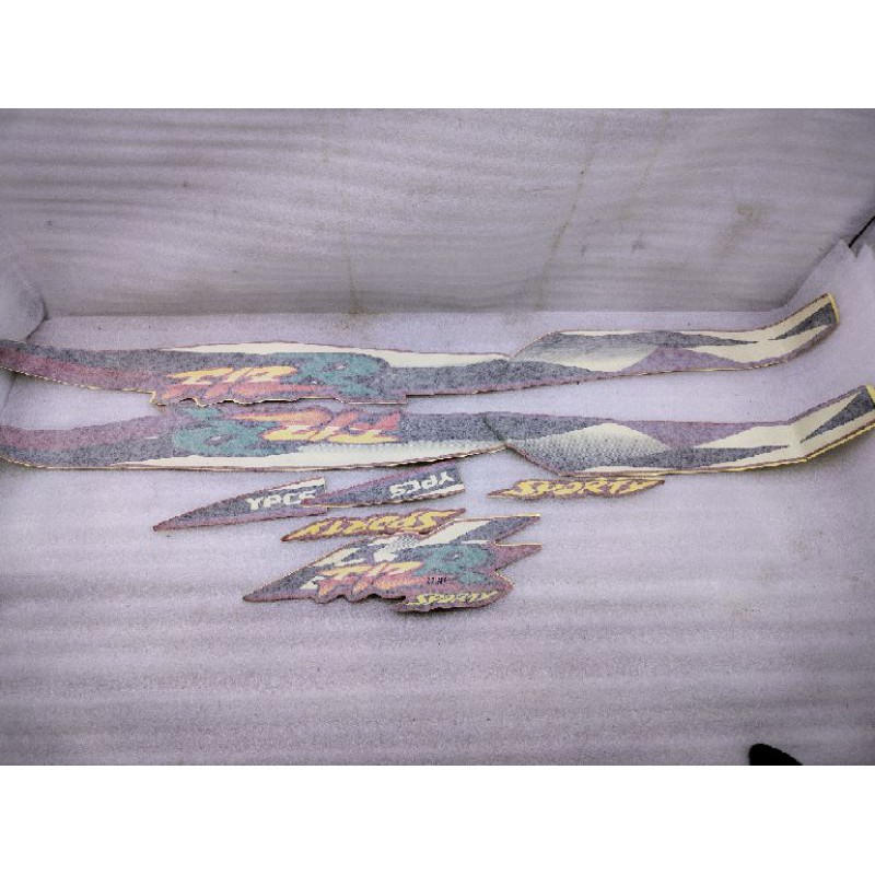 sticker striping yamaha fizr 1997 1998 original nos