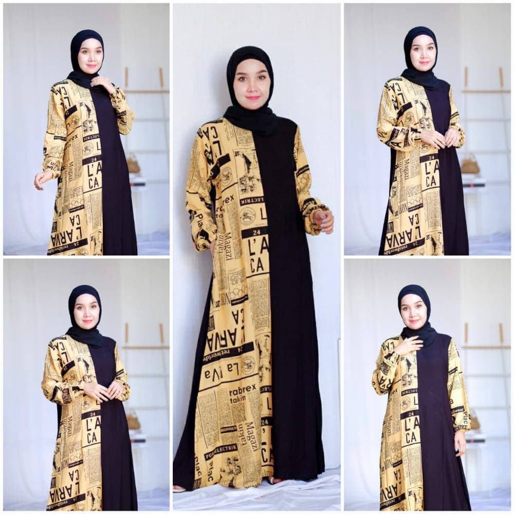 GAMIS ALENA BY TENA IMPORT / GAMIS MURAH WOLYCREP  PREMIUM TERBARU BUSUI FRIENDLY