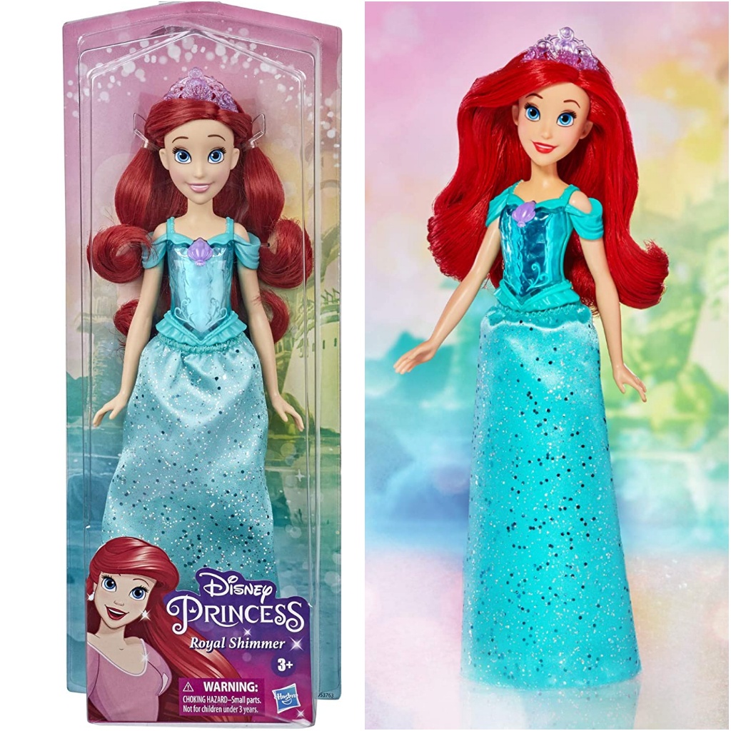 Boneka Barbie Disney Princess Ariel The Mermaid Royal Shimmer Hasbro
