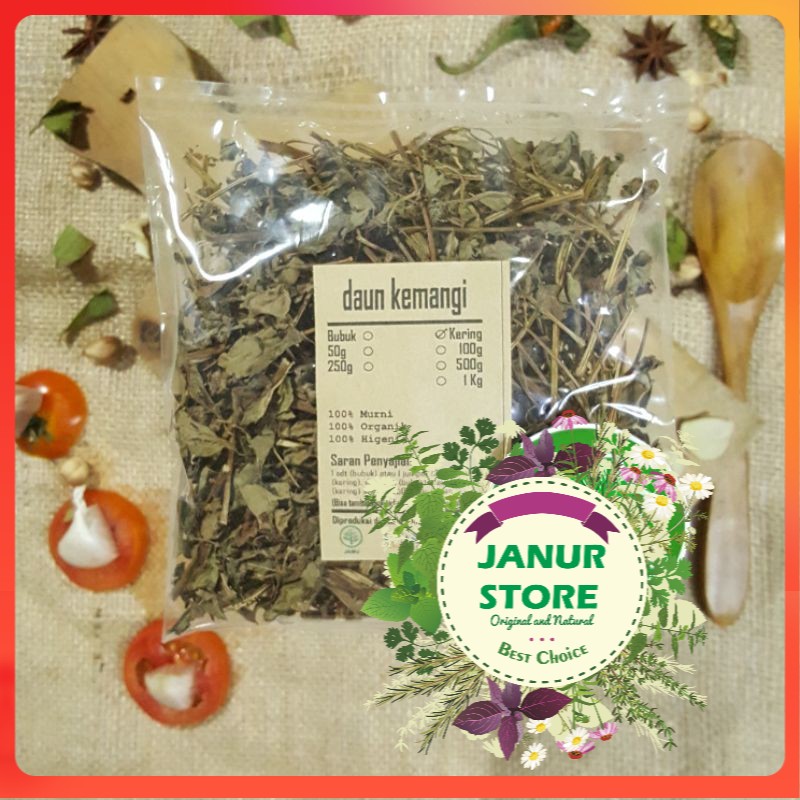 

KEMANGI KERING 50 Gram - Ocimum Africanum - PREMIUM QUALITY