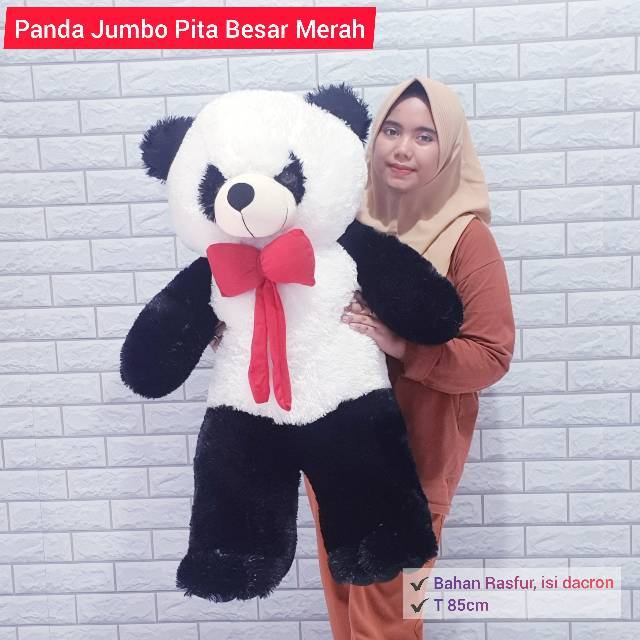  BONEKA  PANDA JUMBO  85 CM Shopee  Indonesia